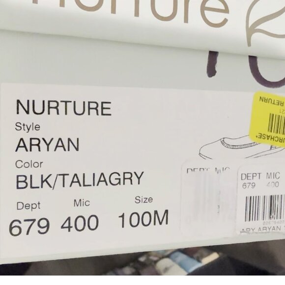 Nurture Women’s Aryan Black Taligry Slip-On Shoes Size 10 – Comfort Dress Style - Picture 4 of 4